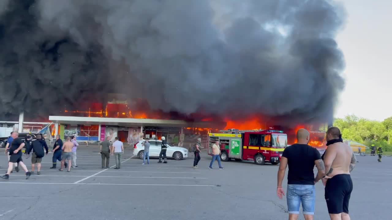 THE INVADERS FIRED ROCKETS AT A SHOPPING CENTER