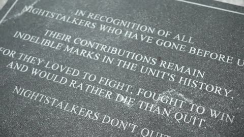 Honoring the Fallen | Night Stalkers Don't Forget!