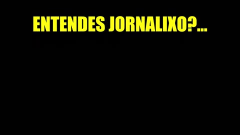 SER JORNALISTA É ISTO: NÃO SER JORNALIXO.