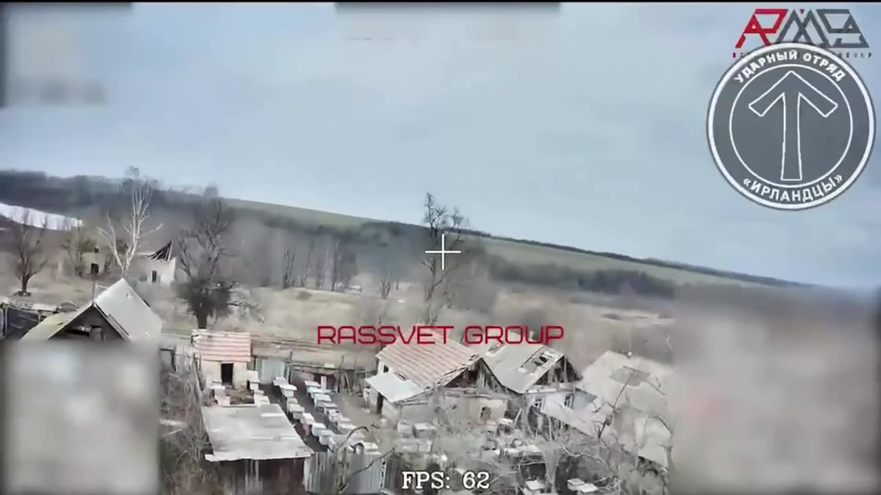 Russian "Irishmen" drone Strike Force use fiber-optics FPV drones to strike Ukrainian positions