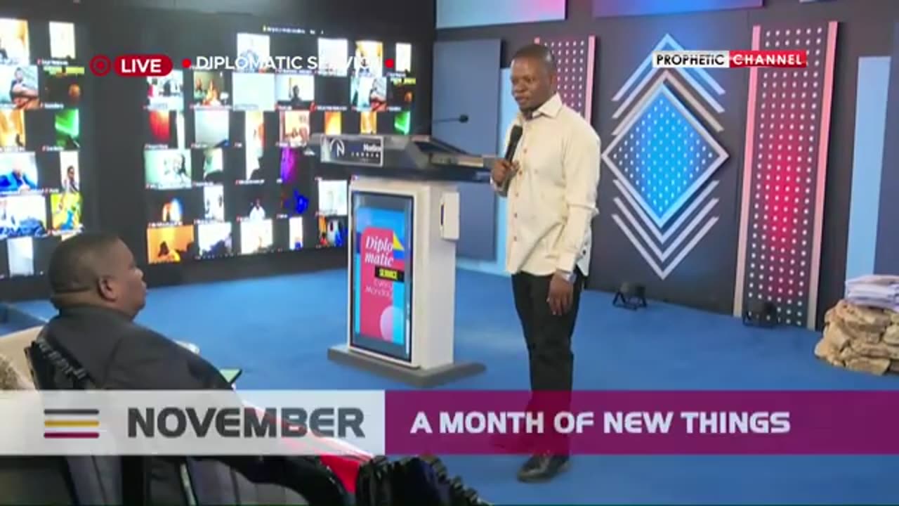 Diplomatic Service LIVE ECG - The Jesus Nation Church - Prophet Shepherd Bushiri 25.11.202