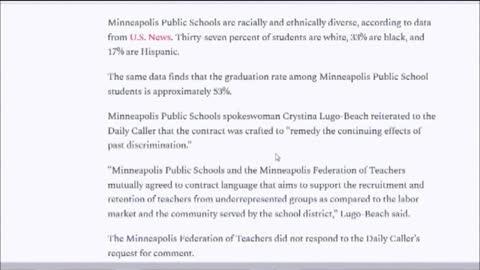 Minnesota school district want to fire white teachers first.