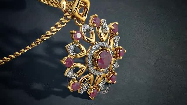 The Aahni Pendant for wedding