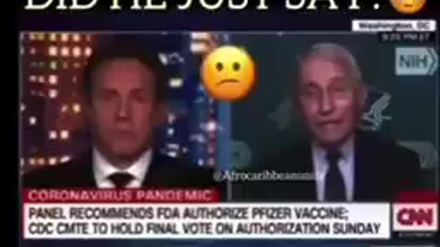 Dr Fauci - The Masks are here to stay even after a vaccine