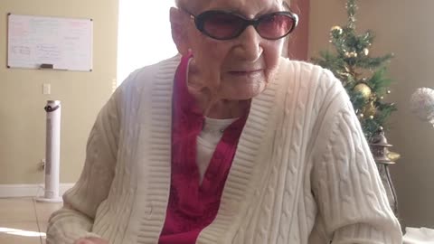 Ms Tilly's advice. 106 yrs young!