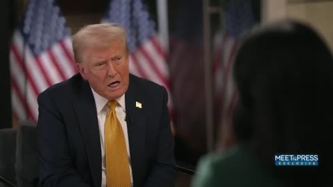 The interviewer almost lost his composure with Trump