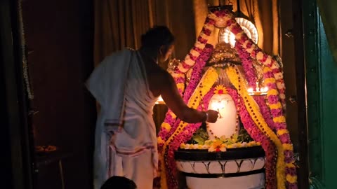 ekambareswara swamy harathulu visesha bhasma alamkarana కార్తీక సోమవారం