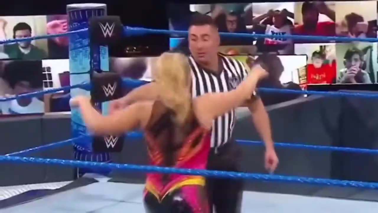 Wwe woman wrestler Oops moment