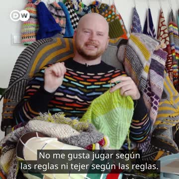 ¿Quién dijo que tejer es solo para mujeres? [Video]