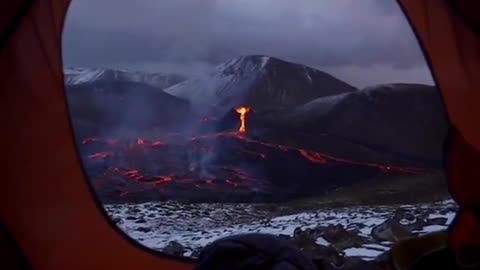 the meteor crosses it in an instant, but leaves a beautiful scenery.