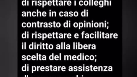 Il nuovo Codice Deontologico che va contro il Giuramento d’Ippocrate