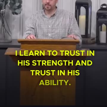 Trusting In God's Unlimited Strength