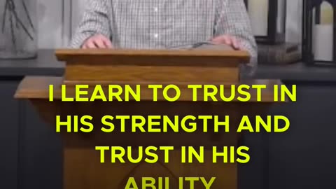 Trusting In God's Unlimited Strength