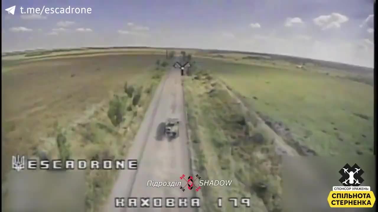 Ukrainian Drone Smashes Another Russian APC