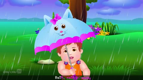 Rain,Rain Go Away Nursery Rhymes with Lyrics _ Cartoon Animation Rhymes &Songs for kids