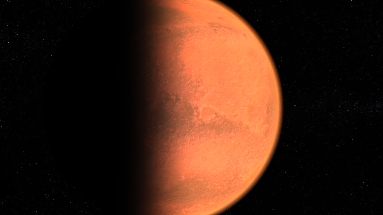 "Majestic Mars: A Stunning Journey Across the Red Planet"