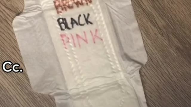 what's the colour of your period means