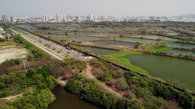 Yuanzhonggang Wetland Park 援中港濕地公園 🇹🇼 (2019-02) {aerial}