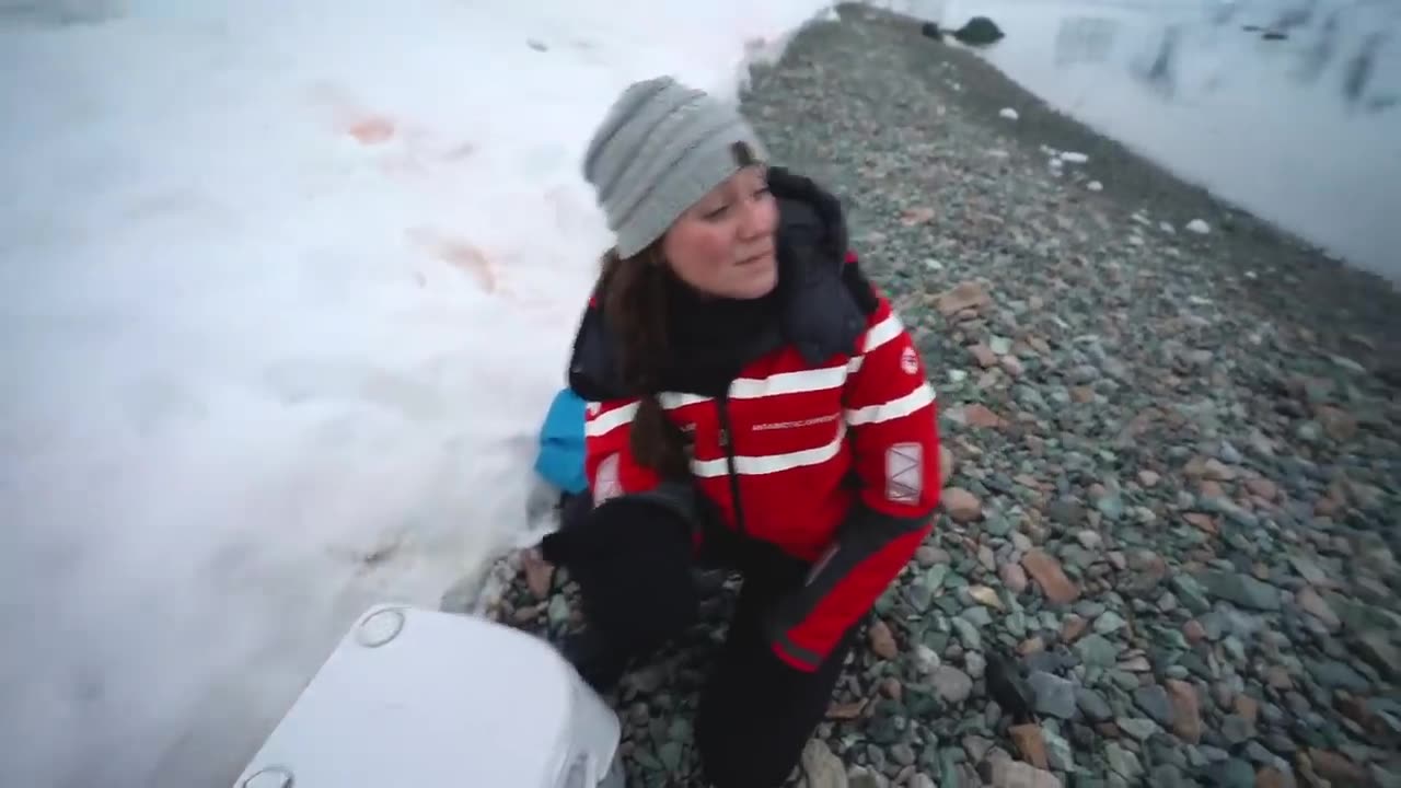 WE SLEPT OUTSIDE IN ANTARCTICA! (camping in the snow)