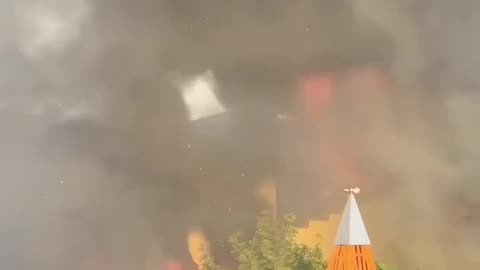 Islamic Separatists Set Fire to Synagogue(Makhachkala, Russian Dagestan)