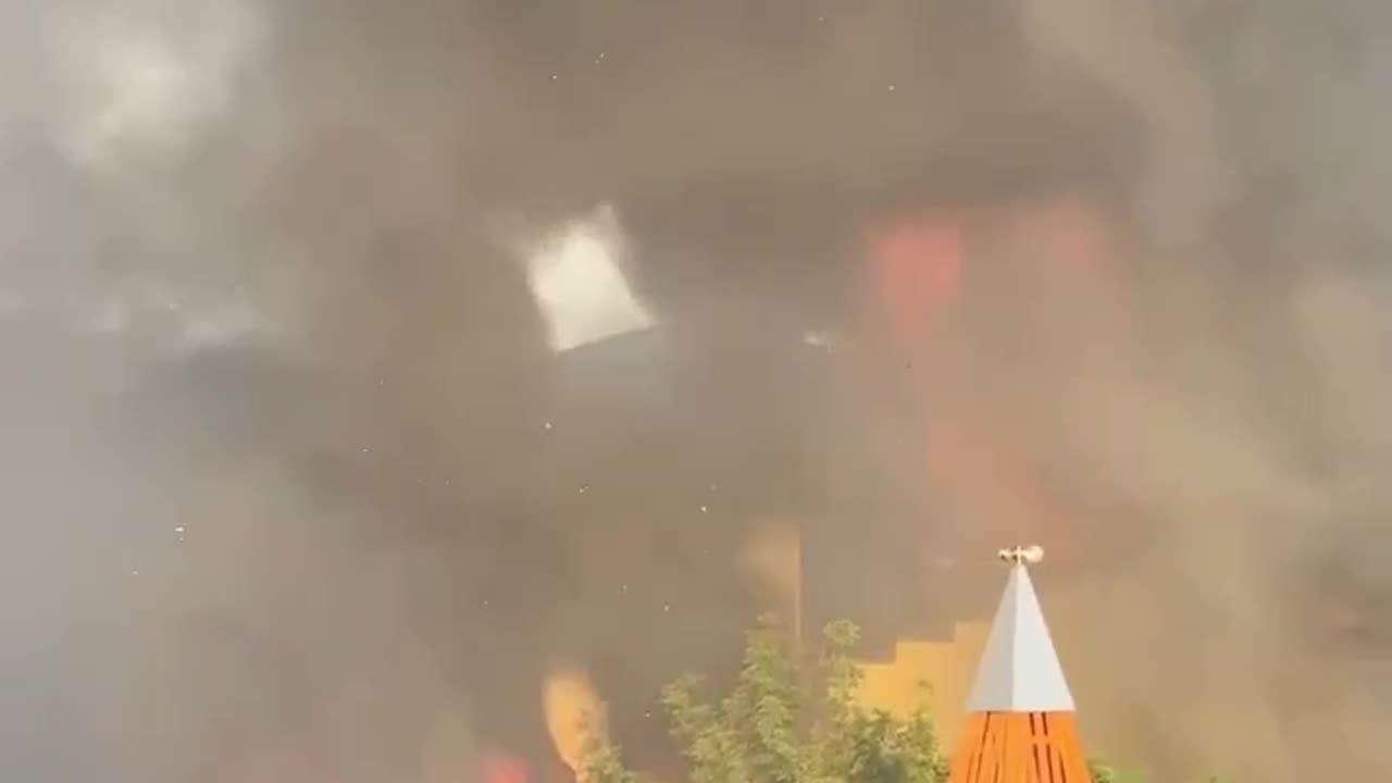 Islamic Separatists Set Fire to Synagogue(Makhachkala, Russian Dagestan)