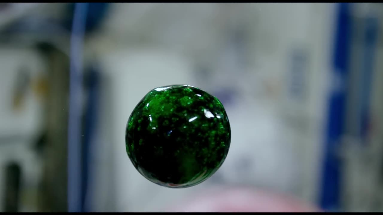 4K Video of Colorful Liquid in Space