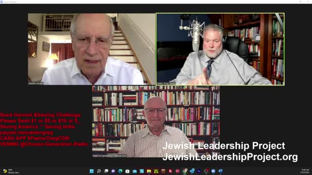 Charles Jacobs and Avi Goldwasser Jewish Leadership Project join Pastor Greg CGR 072222