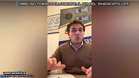 Obbligo forze dell'ordine, il no del sindacato LES - Vero Giornale 25.11.2021