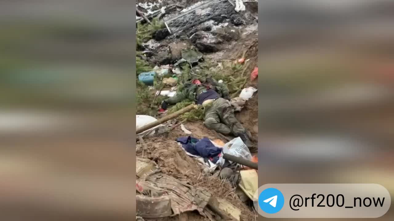 Smashed up Russian Column