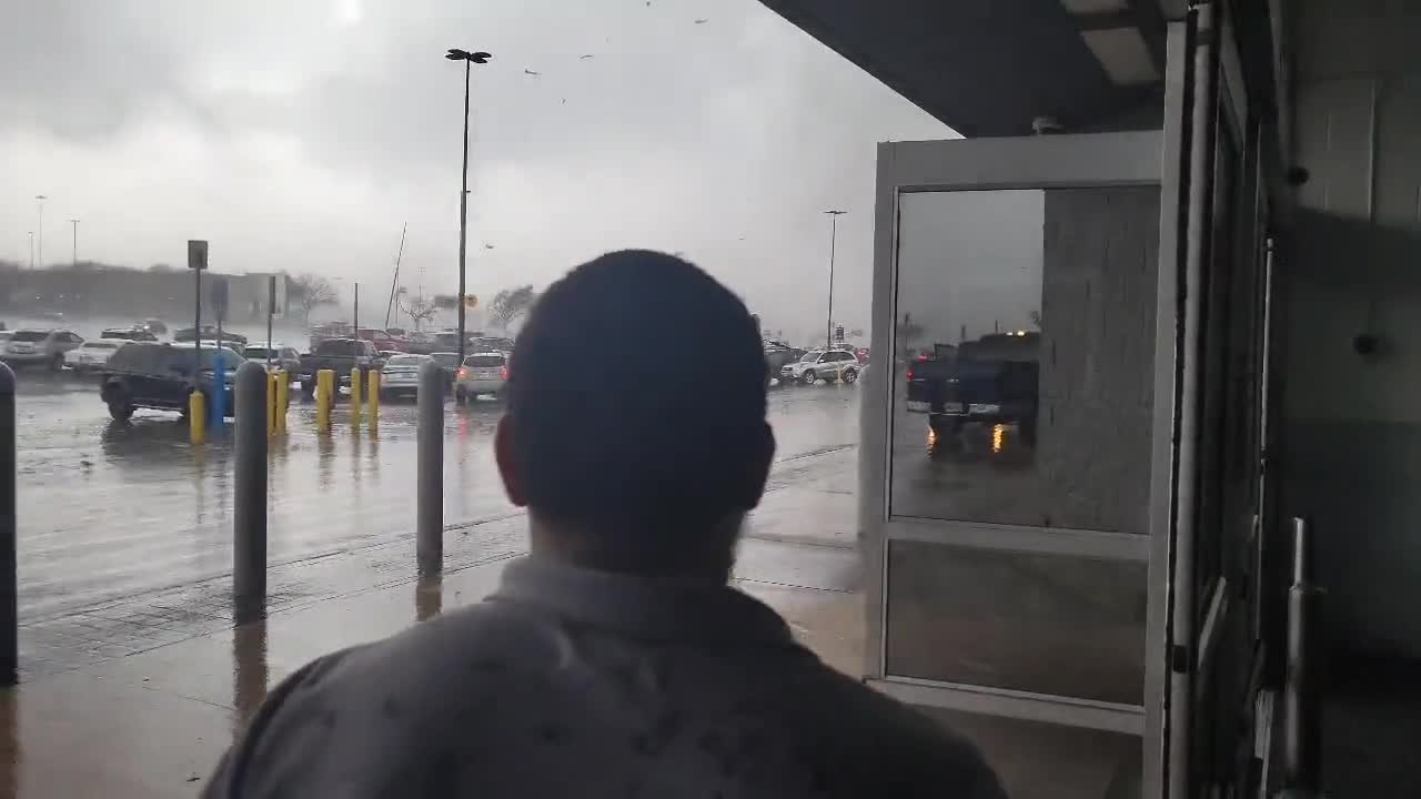 Tornado near Round Rock Walmart, near Austin, Tx.