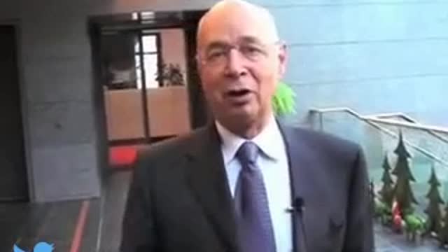 Klaus Schwab gives a tour at the WEF headquarters. The Great Reset