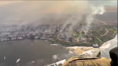 Scenes from Maui burning