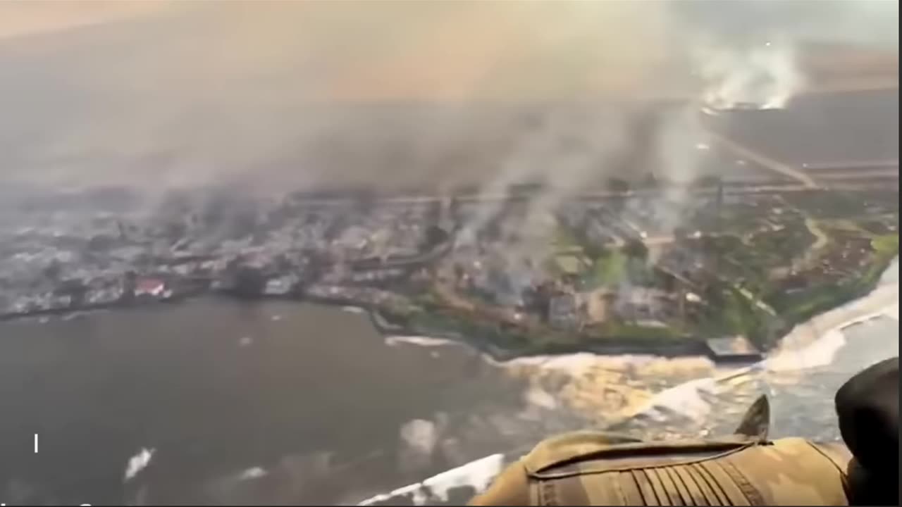 Scenes from Maui burning