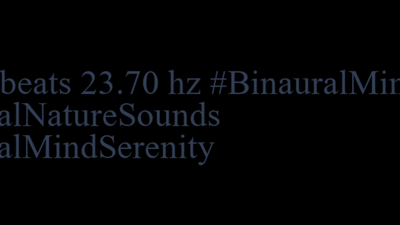 binaural_beats_23.70hz_BinauralSonicBliss BinauralMoodEnhancer ASMRAudio