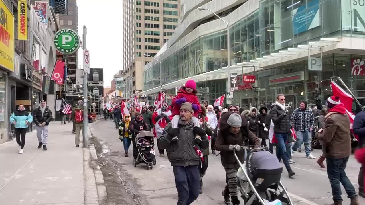 Canadians out for freedom