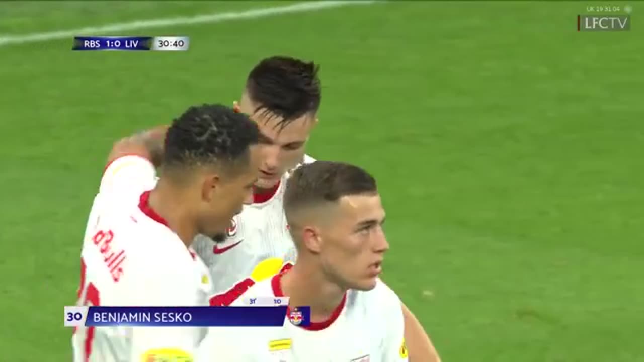 Liverpool fc v/s Red bull fc salzburg