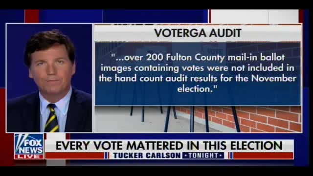 EXPLOSIVE! Tucker Carlson Covers the Election Fraud in Fulton County Georgia