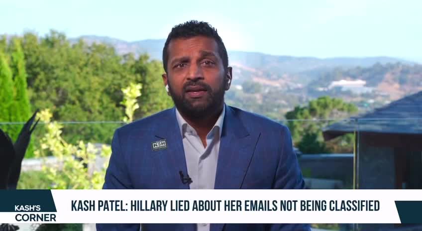 Kash Patel says Hillary Clinton set a legal precedent with her email scandal.