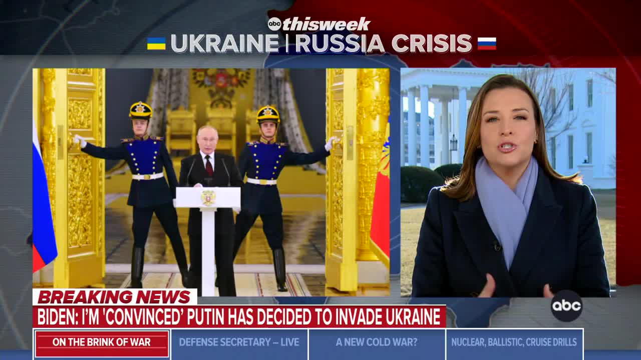 Biden: I'm 'Convinced' Putin Decided To Invade Ukraine