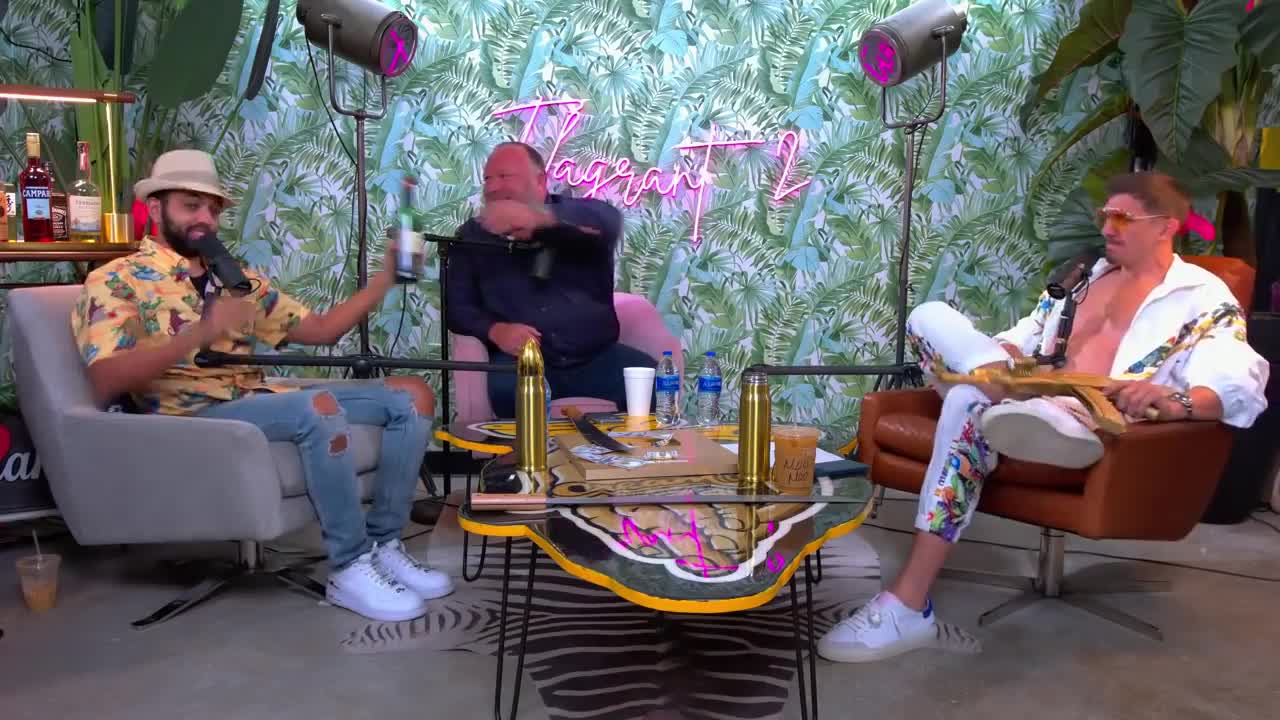 YOUTUBE BANNED! Alex Jones Flagrant 2 with Andrew Schulz & Akaash Singh