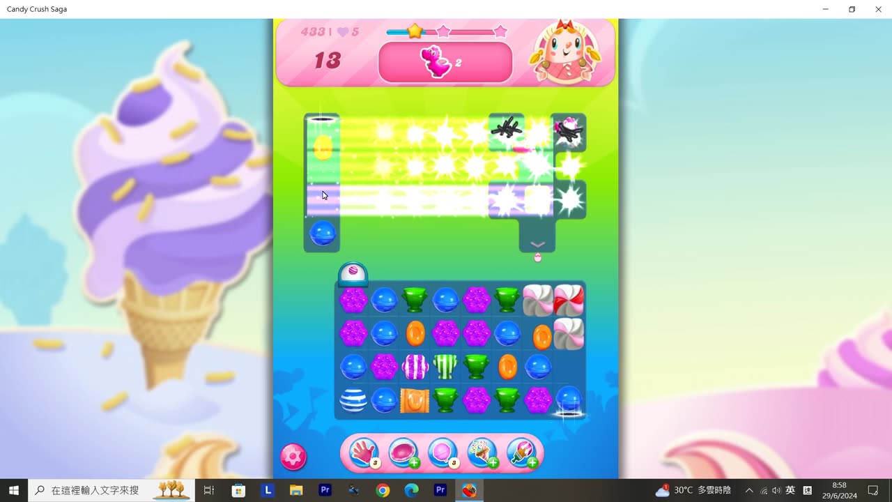 Candy Crush Saga Record (Level 433)