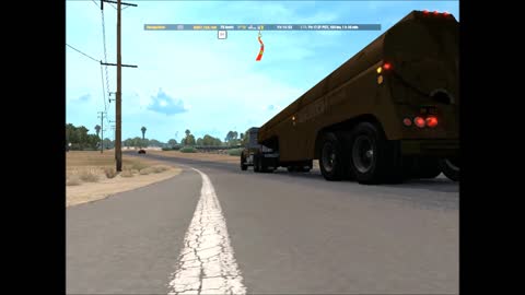 "DUEL" Autocar DC Version - Music clip and maneuvering in cargo area