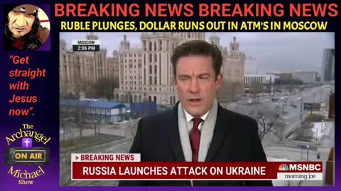 War begins in Ukraine, Moscow ATMs run out of money.