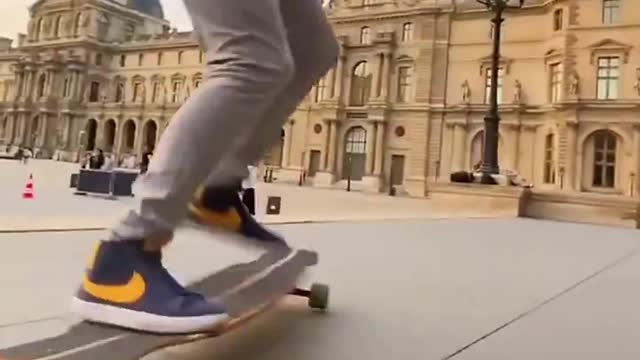 Oh, my God. Is that what longboarding is all about? Invite a friend