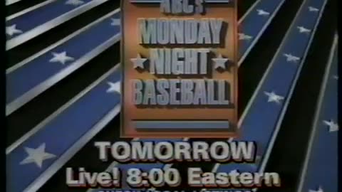 July 6, 1986 - ABC Monday Night Baseball Promo