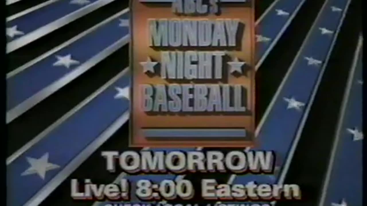 July 6, 1986 - ABC Monday Night Baseball Promo