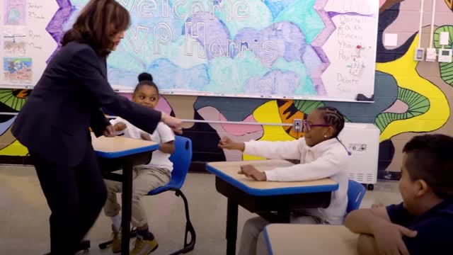 C/Kamala Harris Talks About Public Schools