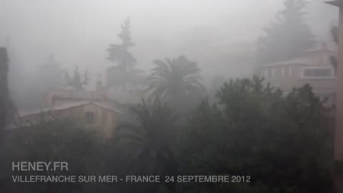 VILLEFRANCHE-SUR-MER-RAIN-THUNDERSTORM-FLOOD