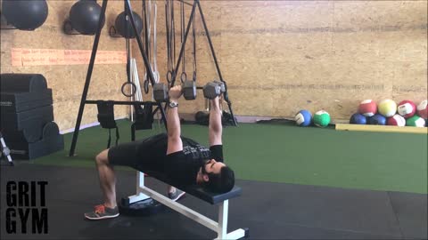 2 DB Decline Press