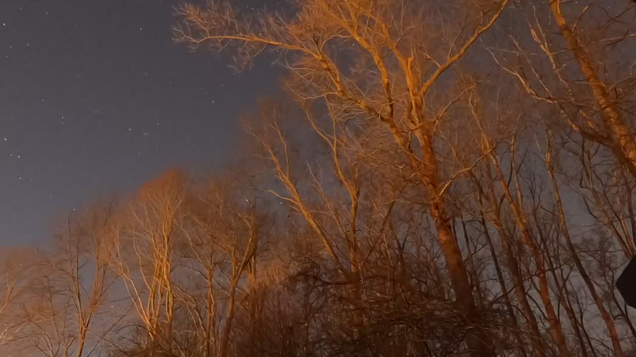 Overnight time lapse of the night sky 3/7/21